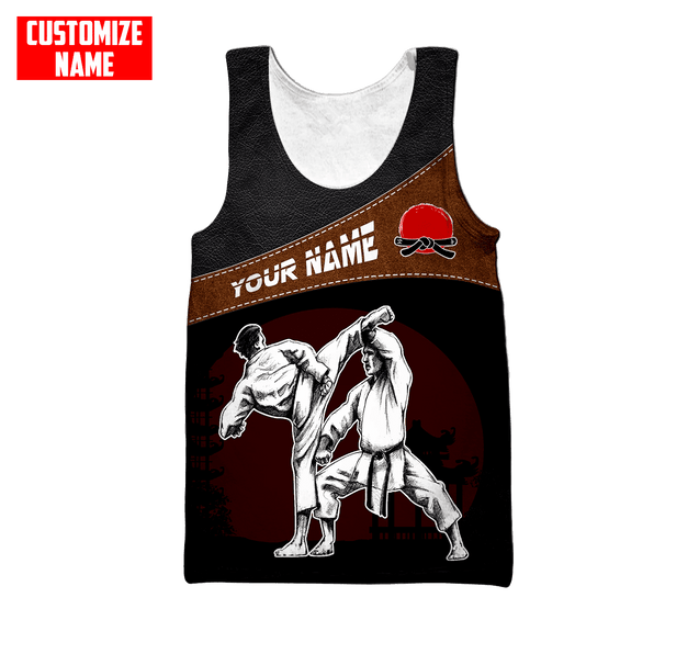 Customized Name Karate 3D All Over Printed Unisex Shirts