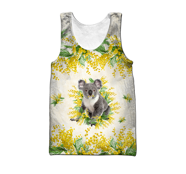 Custom name Australia Koala Golden Wattle Shirts