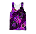 Aboriginal Naidoc Week 2021 Purple Turtle Lizard Sun 3D printed summer shirts