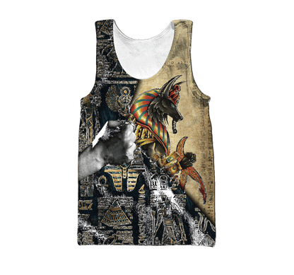 Brave Anubis Ancient Egyptian Mythology Culture unisex 3d print shirts