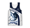 Custom name sailfish fishing design 3d print shirts