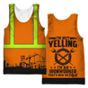 Personalized Ironworker Safety I'm Not Yelling 3D All Over Printed Unisex Shirts TN