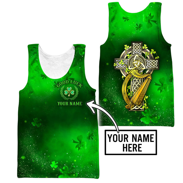 Premium Unisex Hoodie Personalize Irish St.Patrick Good Luck ML