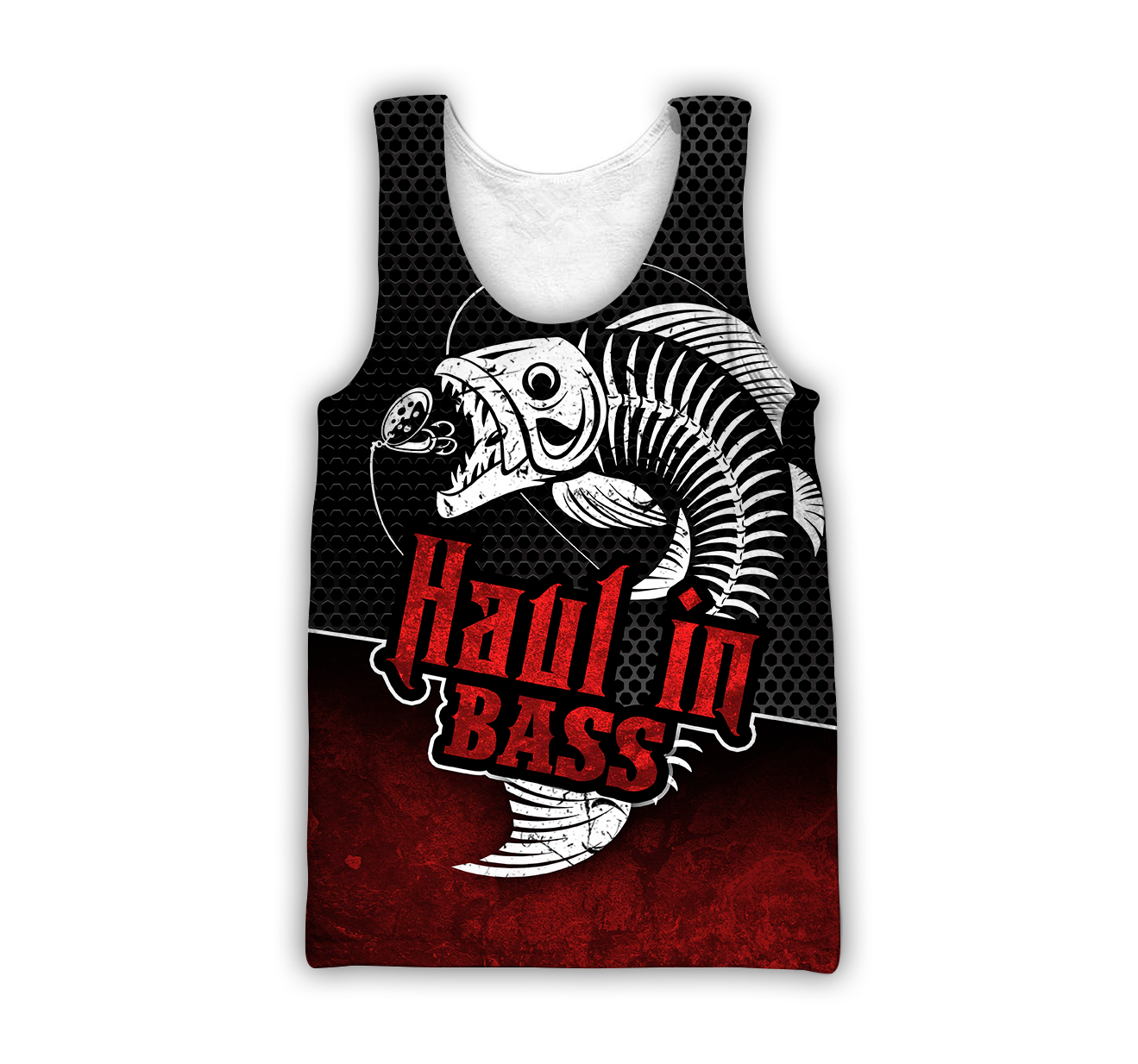 Haul in Bass Fishing Red Reaper 3d print shirts