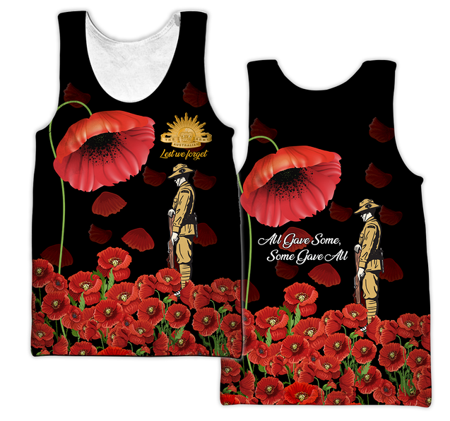 Anzac Day Lest We Forget 3D All Over Printed Shirts DA19022104