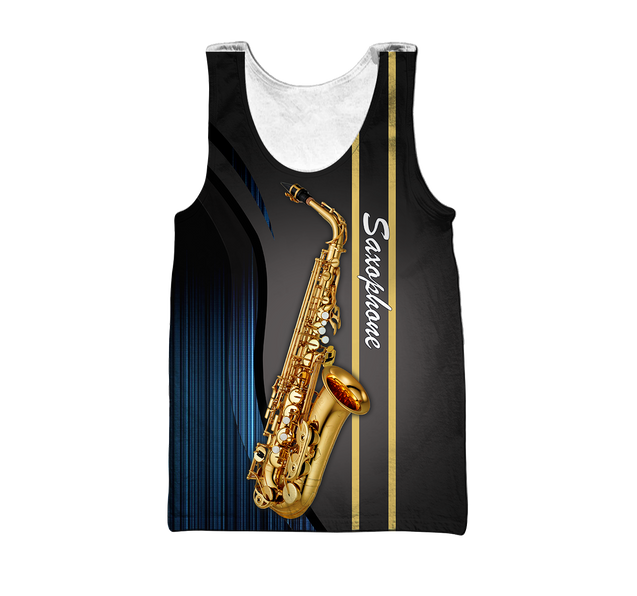 Saxophone Musical Instrument 3D All Over Printed Shirts For Men And Women TN