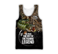 Northern Pike fishing legend muddy camo design 3d print shirts