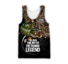 Northern Pike fishing legend muddy camo design 3d print shirts