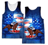 Personalized Name Horse Racing 3D All Over Printed Unisex Shirts American Rider