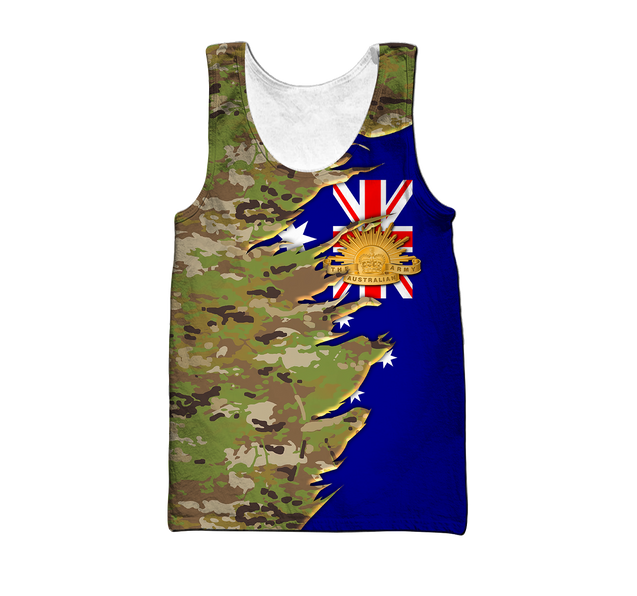 Australian Veteran - Jesus 3D All Over Printed Shirts MH10032107