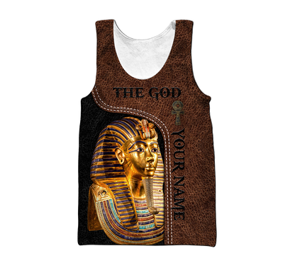 Custom name Pharaoh The God Ancient Egypt 3D design print shirts