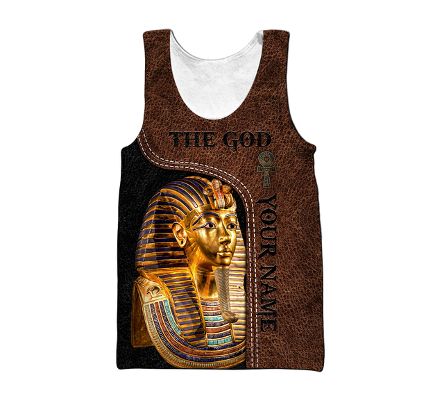 Custom name Pharaoh The God Ancient Egypt 3D design print shirts