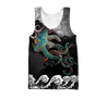 Premium Unisex Hoodie Japanese Octopus Irezumi Style ML