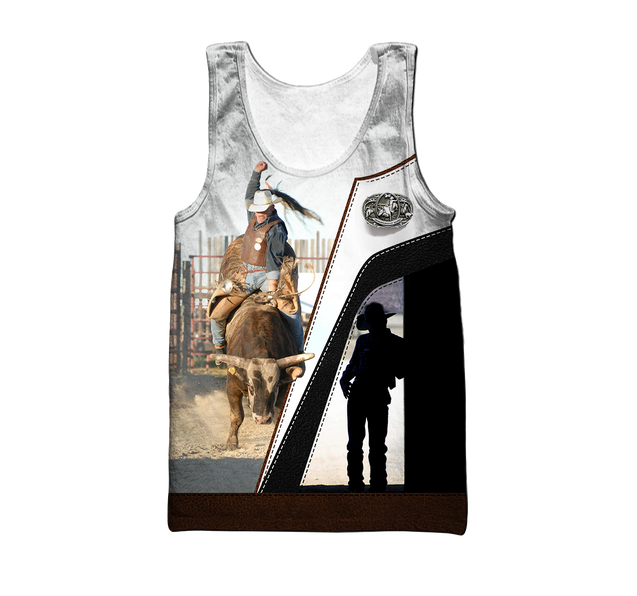 Personalized Name Bull Riding 3D All Over Printed Unisex Shirts Ride The Bull