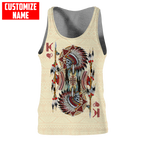 Customized name Native American 3D All Over Printed Unisex Shirts