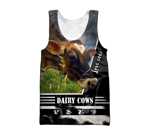 Dairy Cows 3D All Over Printed Unisex Shirts DD1412202