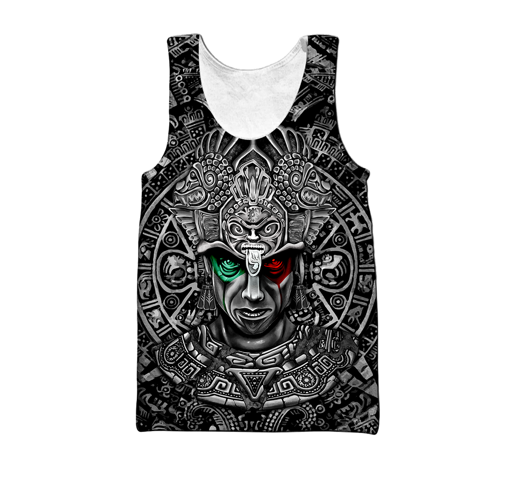 Aztec Warrior 3D All Over Printed Unisex Hoodie