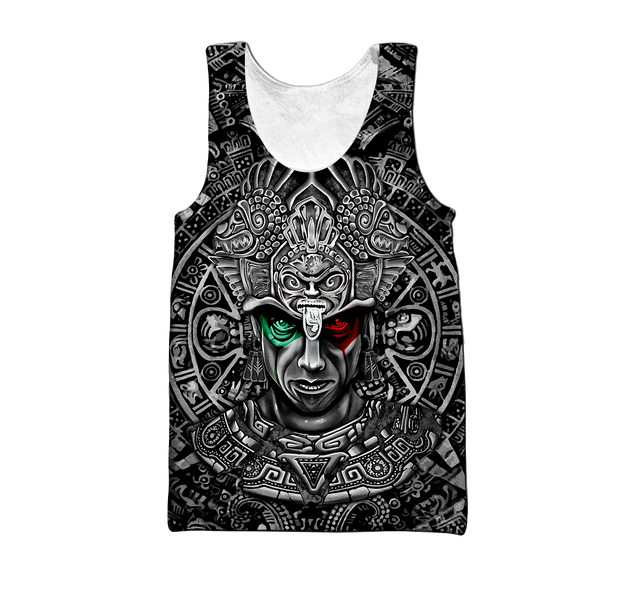 Aztec Warrior 3D All Over Printed Unisex Hoodie