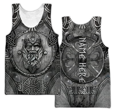 Customized Name Viking 3D All Over Printed Unisex Shirts