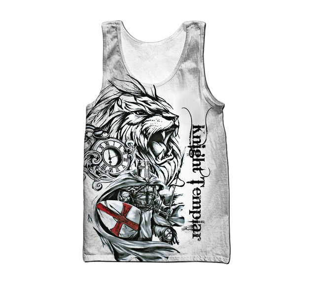 Premium Lion Knight Templar All Over Printed Shirts For Men And Women MEI