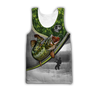 Custom name Pike fishing Fisherman Camo 3D Design print shirts