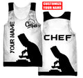 Custom Name Master Chef 3D All Over Printed Unisex Shirts