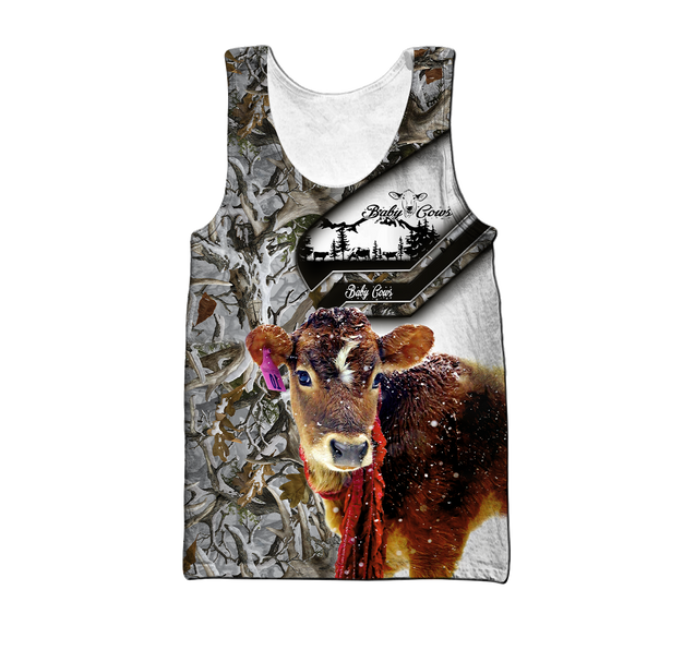 Cow 3d hoodie shirt for men and women DD11182003