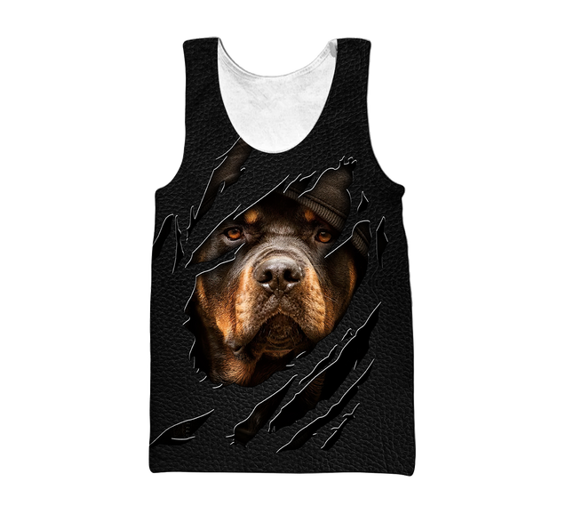 Rottweiler 3D hoodie shirt for men and women custom name ver2