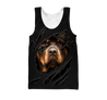 Rottweiler 3D hoodie shirt for men and women custom name ver2