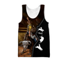 Personalized Name Bull Riding 3D All Over Printed Unisex Shirts Black Leather Texture