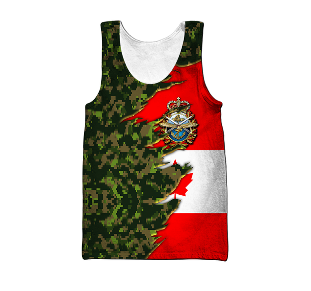 Canadian Veteran 3D All Over Printed Shirts MH08032106