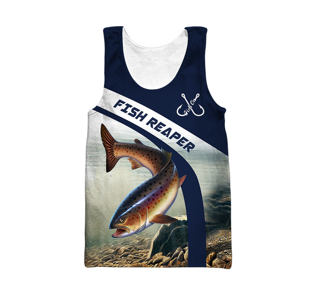 Custom name Trout-Salmon fishing design 3d print shirts