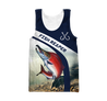 Custom name Trout-Salmon fishing design 3d print shirts