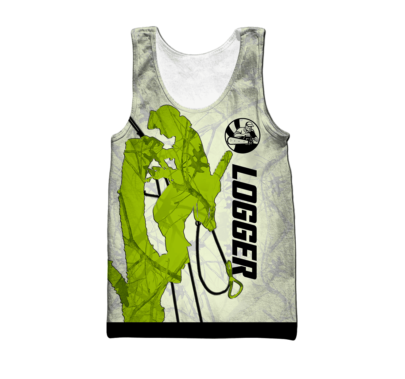 Premium Personalized 3D Printed Logger Shirts MEI