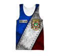 Customize Name Coat Of Arms Puerto Rico Soldier Hoodie For Men And Women