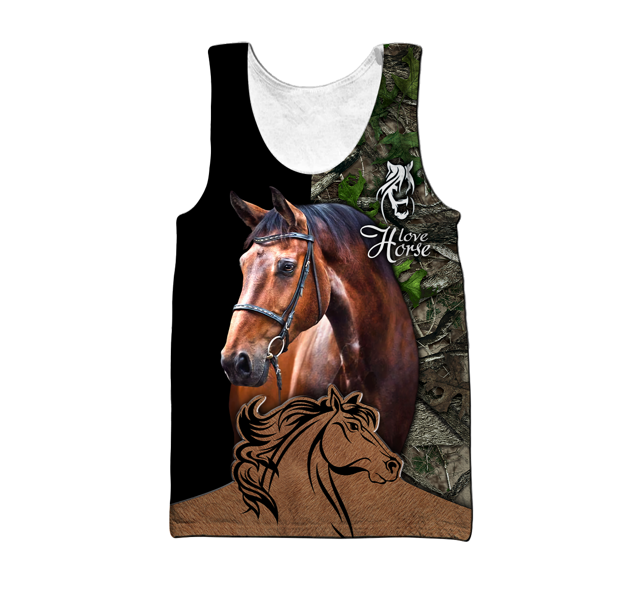 Love Horse Custom Name 3D All Over Printed Shirts