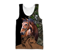 Love Horse Custom Name 3D All Over Printed Shirts