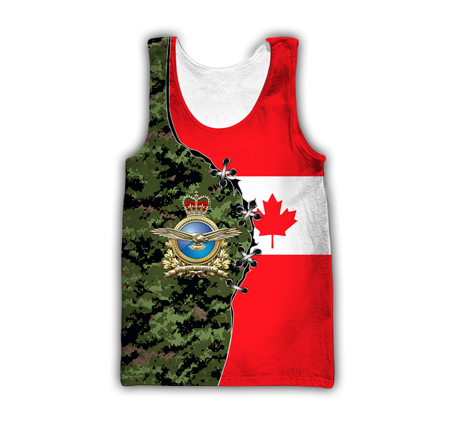 Canadian Air Force Veteran 3D All Over Printed Shirts NTN10032104