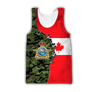 Canadian Air Force Veteran 3D All Over Printed Shirts NTN10032104