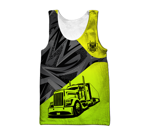 Premium Neon 3D Printed Trucker Shirts MEI