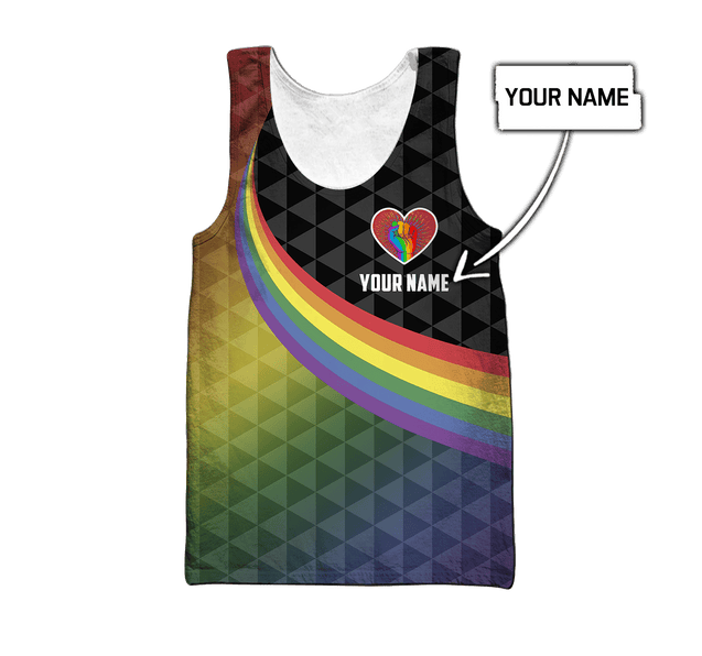 Customize Name LGBT Pride Hoodie For Men And Women DD08052105