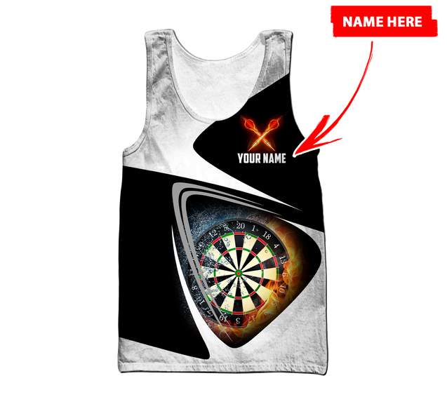 Darts Personalized Name Premium 3D All Over Unisex Hoodie ML