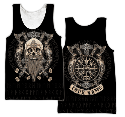 Customized Name Viking 3D All Over Printed Unisex Shirts