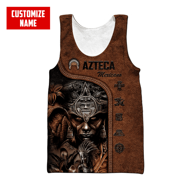 Personalized Name Azteca Mexicano 3D All Over Printed Hoodie