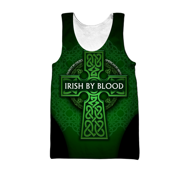 Premium Unisex Hoodie Irish St.Patrick Day Irish By Blood ML