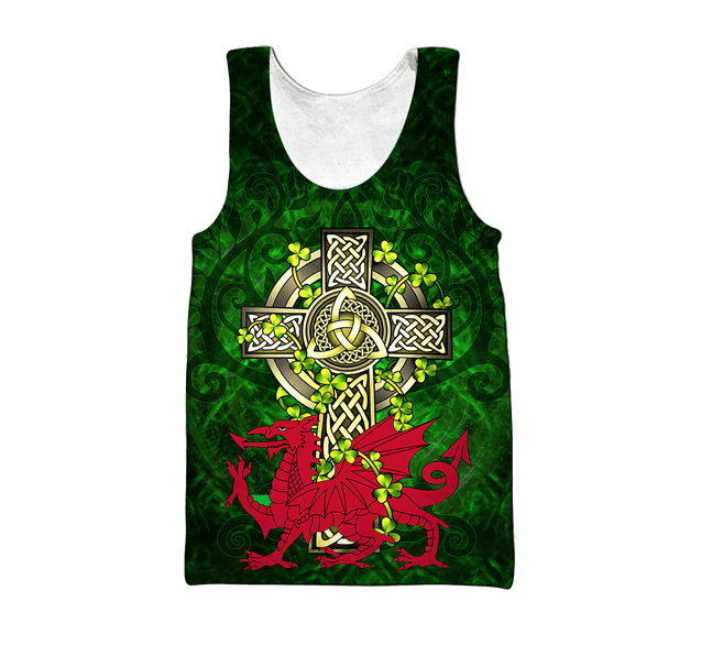 Wales Saint Patrick's Day 3D All Over Printed Shirts For Men And Women TN