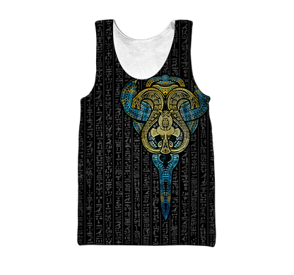 Egyptian Gods Ancient Uraeus Tattoo unisex 3d print shirts