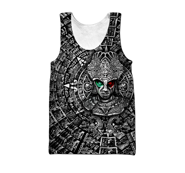 Aztec Warrior Mexican 3D All Over Printed Unisex Shirts