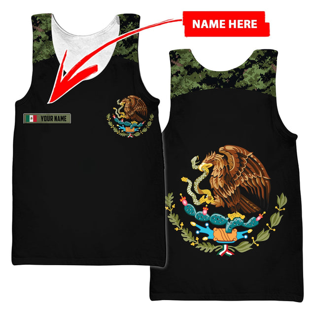 Mexico Coat Of Arms 3D All Over Printed Shirts