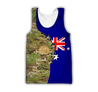 Australian Veteran 3D All Over Printed Shirts NTN10032105